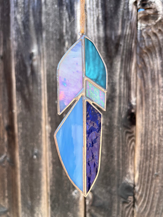 Classic Stained Glass DIY Feather